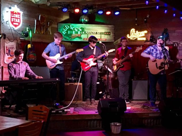 The Rewinders perform at Western Edge in Fredericksburg, Texas.