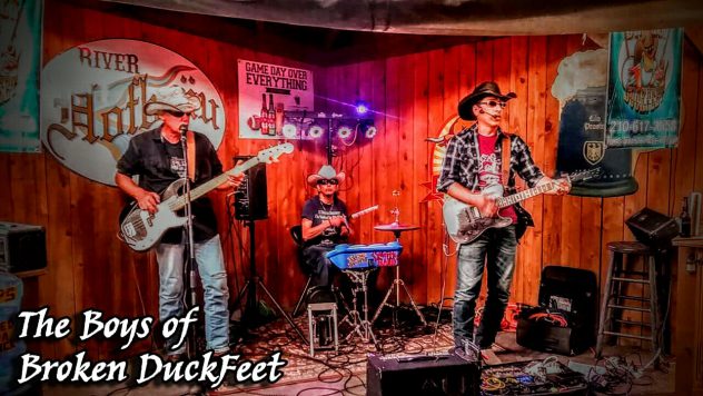 Broken Duckfeat performs at Western Edge in Fredericksburg Texas